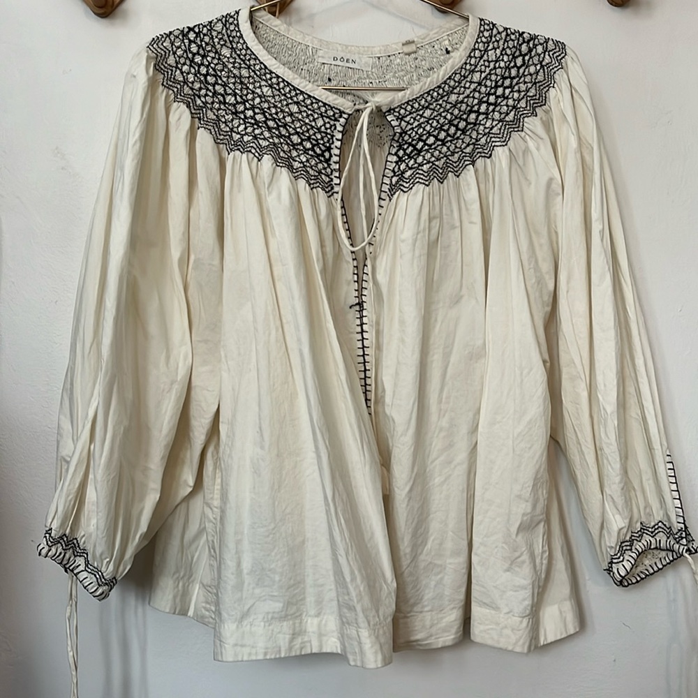 Smocked Doen Artiste Blouse